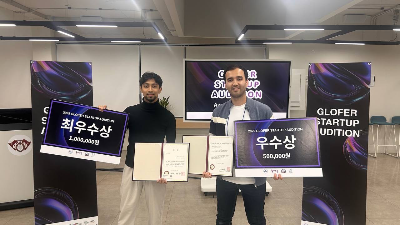 Kyunghee University Startup Challenge 2nd Place Award